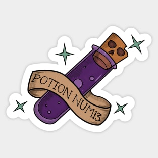 Potion number 13 Sticker